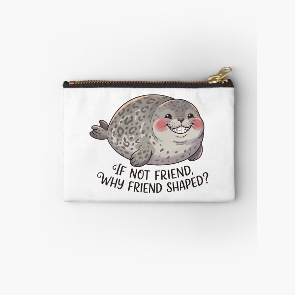 Item preview, Friend Shaped Funny Leopard Seal Murder Sausage designed and sold by Petzzz.