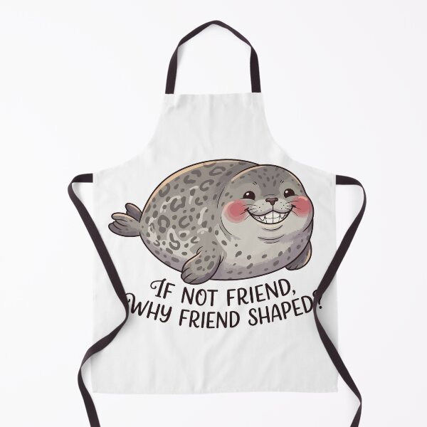 Item preview, Friend Shaped Funny Leopard Seal Murder Sausage designed and sold by Petzzz.