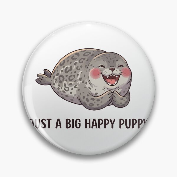 Item preview, Just A Big Happy Puppy Leopard Seal designed and sold by Petzzz.