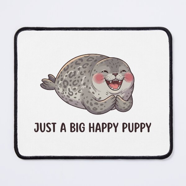 Item preview, Just A Big Happy Puppy Leopard Seal designed and sold by Petzzz.