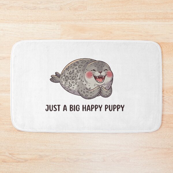 Item preview, Just A Big Happy Puppy Leopard Seal designed and sold by Petzzz.