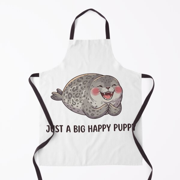 Item preview, Just A Big Happy Puppy Leopard Seal designed and sold by Petzzz.
