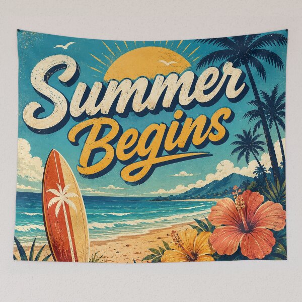 Item preview, summer begins designed and sold by digibbs3.