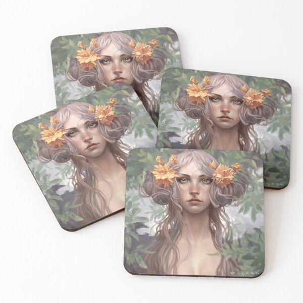 Item preview, Portrait of a Queen designed and sold by Wasden Illustration  |   The Dreamfast Division.