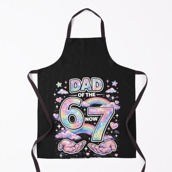 Item preview, Dad 67 Meme Birthday 7 Years Old Watercolor Pastel Rainbow designed and sold by CriseldaBruning.