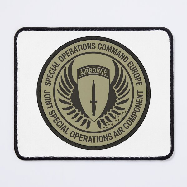 Item preview, Emblem of Special Operations Command Europe (SOCEUR) Joint Special Operations Air Component designed and sold by CharlieDesings.