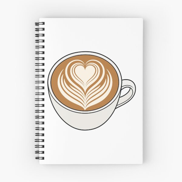 Item preview, Barista Latte Art Coffee Cup - Cute Heart Rosetta Aesthetic designed and sold by FlatInkStudio.