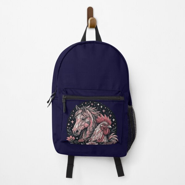 Item preview, Horse and Rooster Celestial Zodiac Art designed and sold by unboxedbyJuls.