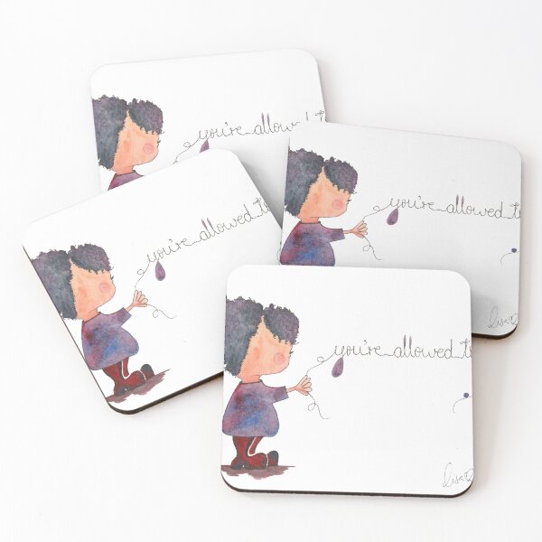 Item preview, Young girl with kind words when we are emotional designed and sold by JoliArtes.