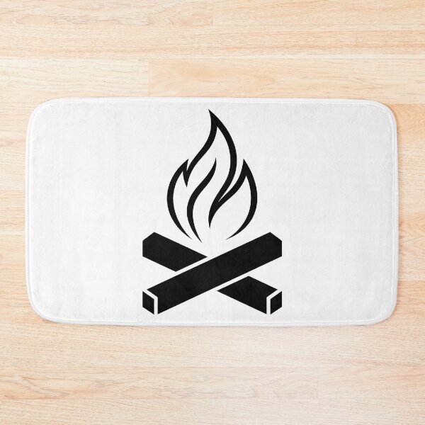 Item preview, Campfire Flame Camping – Minimalist Outdoor Campfire Design designed and sold by Fuechse.