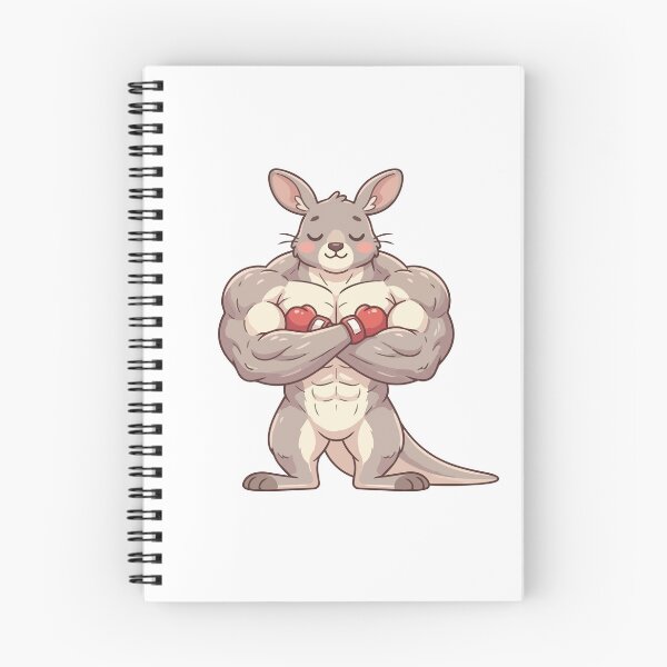 Item preview, The Jacked Deer Funny Muscular Kangaroo designed and sold by Petzzz.