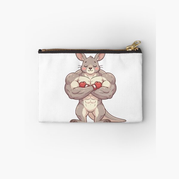 Item preview, The Jacked Deer Funny Muscular Kangaroo designed and sold by Petzzz.