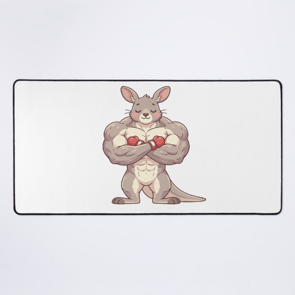 Item preview, The Jacked Deer Funny Muscular Kangaroo designed and sold by Petzzz.