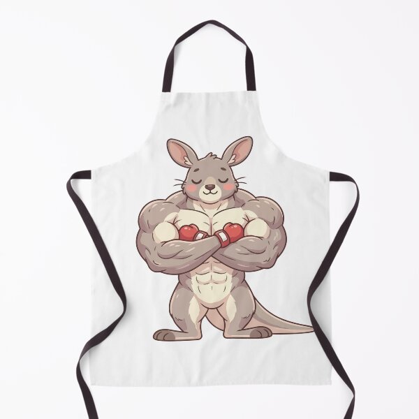 Item preview, The Jacked Deer Funny Muscular Kangaroo designed and sold by Petzzz.