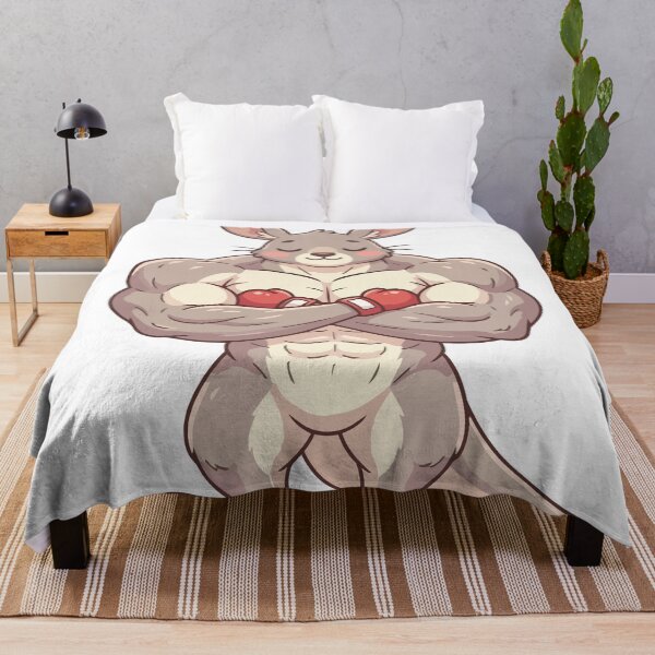 Item preview, The Jacked Deer Funny Muscular Kangaroo designed and sold by Petzzz.