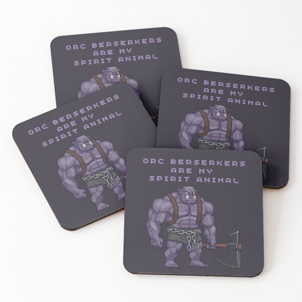 Item preview, Orc Berserkers Are My Spirit Animal designed and sold by MagicMangoes.