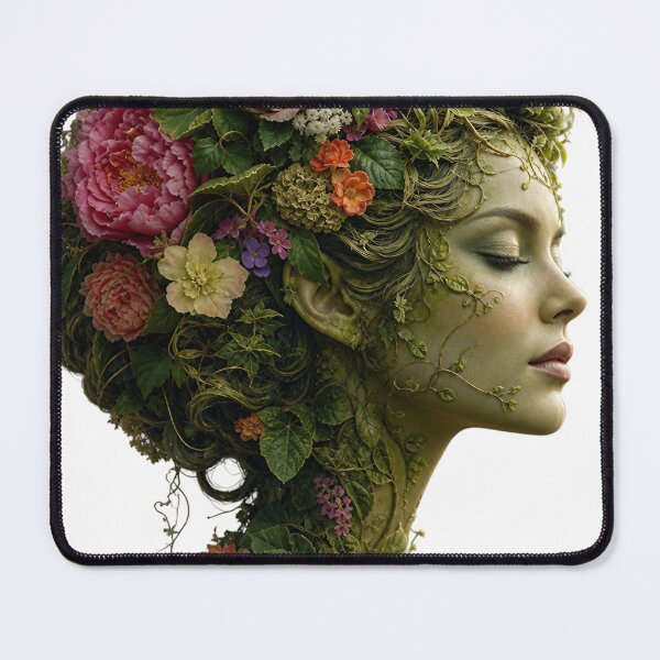 Item preview, Flora Crown — Sculpted Floral Head Portrait designed and sold by Jandedan.