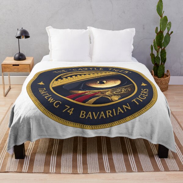 Item preview, The Castle Tiger - TaktLwG 74 Bavarian Tigers Emblem designed and sold by CharlieDesings.