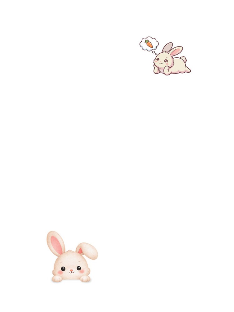 Thumbnail 5 of 5, iPhone Case, Chibi Rabbit designed and sold by CreativaDeRosa.
