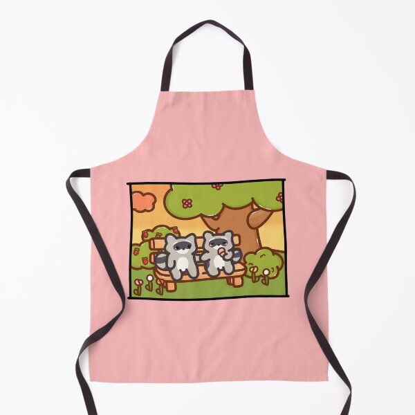 Item preview, Two Raccoons Sitting On A Bench designed and sold by moose-dog.