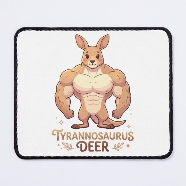 Item preview, Tyrannosaurus Deer Funny Muscular Kangaroo designed and sold by Petzzz.