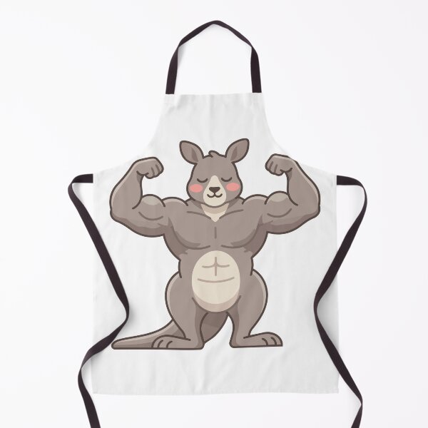 Item preview, Nature Gym Bro Funny Buff Kangaroo designed and sold by Petzzz.