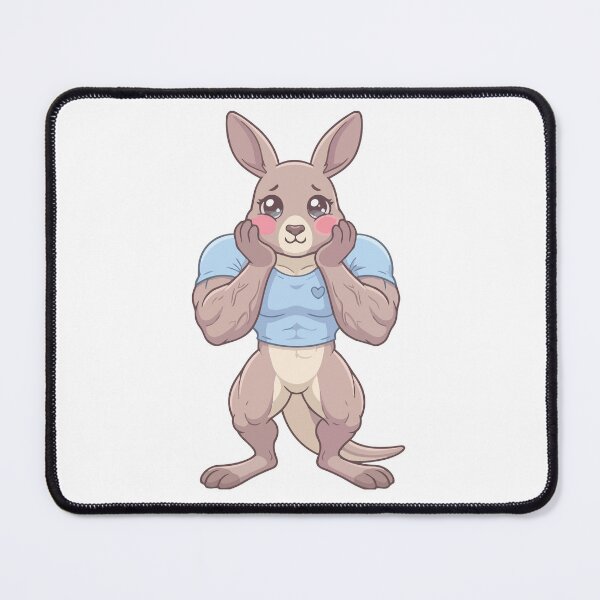 Item preview, Cute But Feral Buff Kangaroo Meme designed and sold by Petzzz.