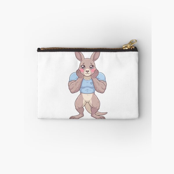Item preview, Cute But Feral Buff Kangaroo Meme designed and sold by Petzzz.