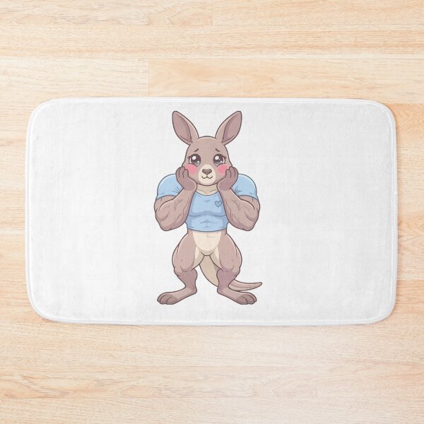 Item preview, Cute But Feral Buff Kangaroo Meme designed and sold by Petzzz.
