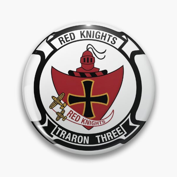 Item preview, Insignia of Training Squadron Three (VT-3) "Red Knights" designed and sold by CharlieDesings.