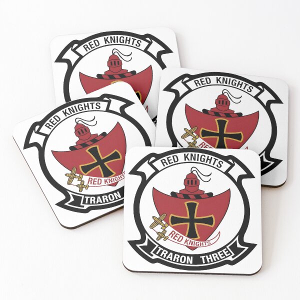 Item preview, Insignia of Training Squadron Three (VT-3) "Red Knights" designed and sold by CharlieDesings.