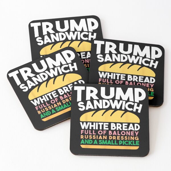 Item preview, trump sandwich white bread funny  designed and sold by mariazin.