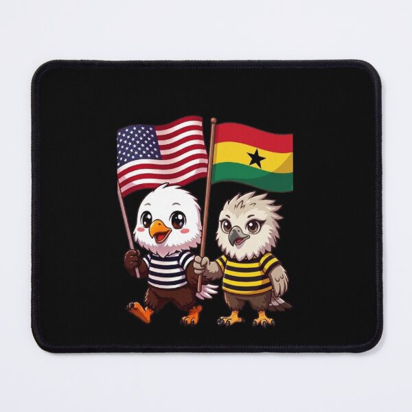 Item preview, the American eagle and its friend the Ghanaian eagle designed and sold by SE213.