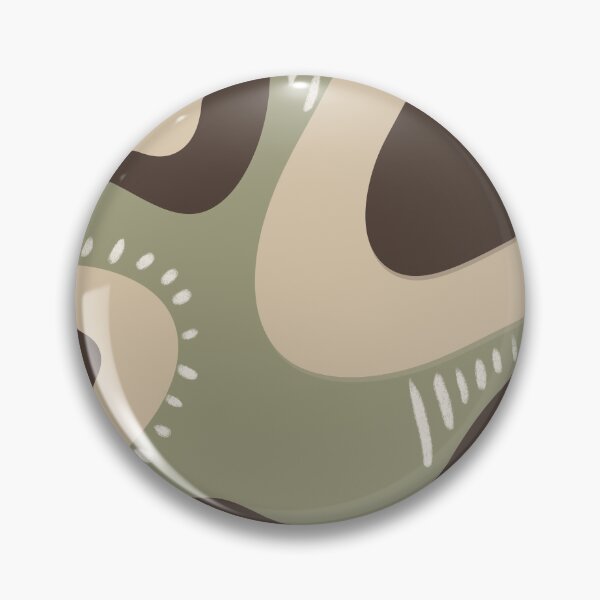 Item preview, Organic Abstract Wave Pattern – Earth Tone Boho Shapes Art designed and sold by Barelythere2324.