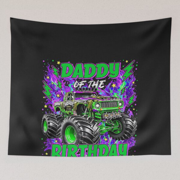 Item preview, Dad and Mom Daddy of The Birthday Boy Monster Truck Boy designed and sold by CriseldaBruning.