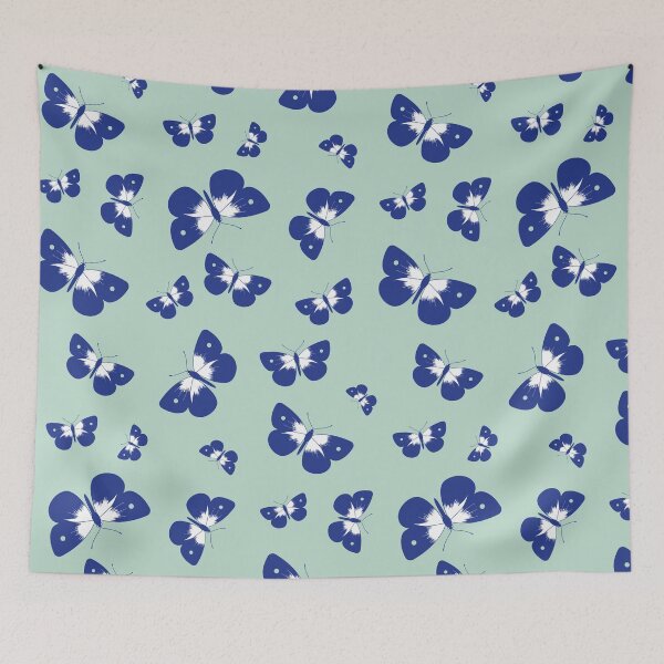 Item preview, A swarm of butterflies (blue edition) designed and sold by Juliette Lancien.