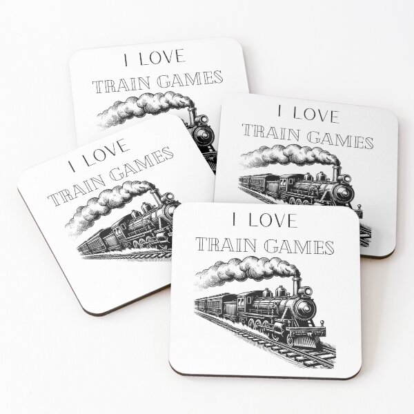Item preview, I Love Train Games designed and sold by MagicMangoes.