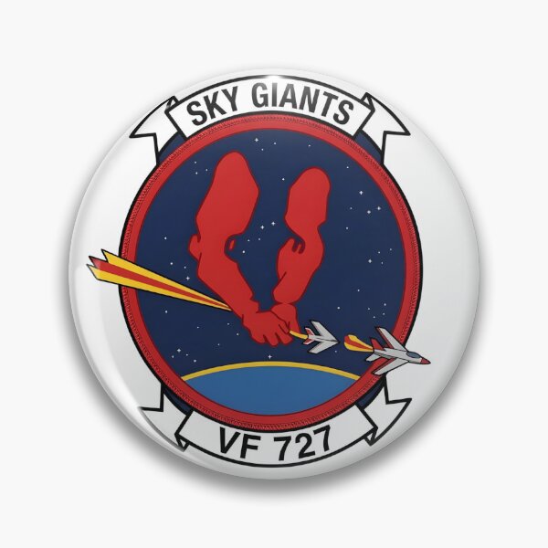 Item preview, Insignia of Fighter Squadron 727 (VF-727) "Sky Giants" designed and sold by CharlieDesings.