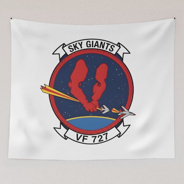 Item preview, Insignia of Fighter Squadron 727 (VF-727) "Sky Giants" designed and sold by CharlieDesings.