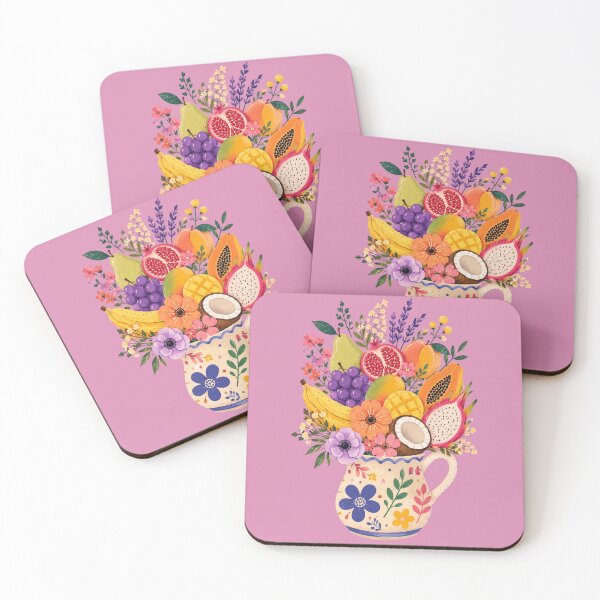 Item preview, Tropical Fruit and Floral Bouquet Art designed and sold by PeplumiArt.