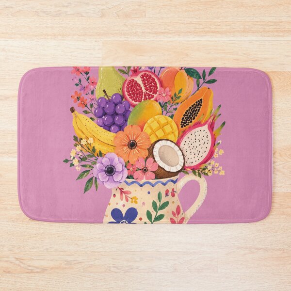 Item preview, Tropical Fruit and Floral Bouquet Art designed and sold by PeplumiArt.