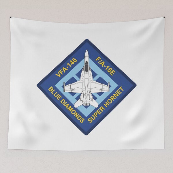 Item preview, Insignia of Strike Fighter Squadron 146 (VFA-146) "Blue Diamonds" designed and sold by CharlieDesings.