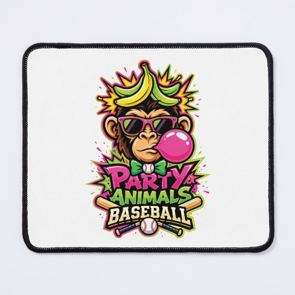 Item preview, Party Animals Baseball Retro Monkey Sunglasses designed and sold by Vonravenn.