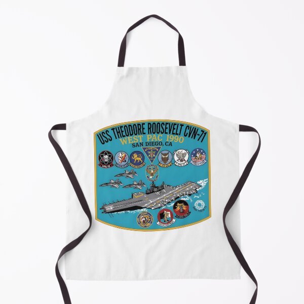 Item preview, USS Theodore Roosevelt (CVN-71) - West Pac 1990 Cruise Insignia designed and sold by CharlieDesings.