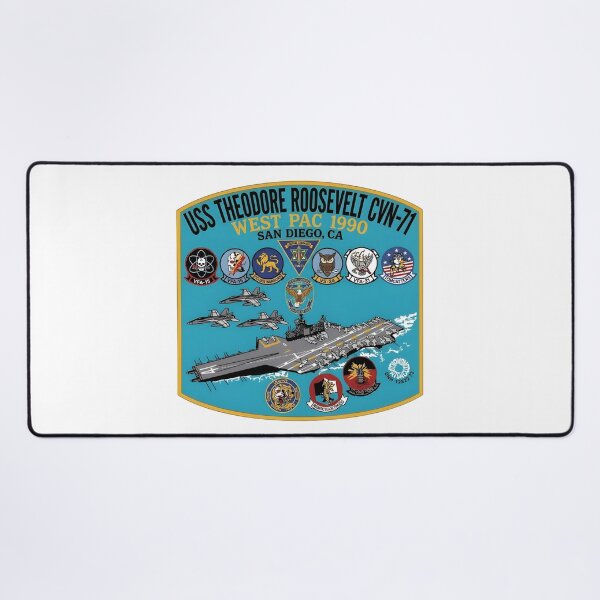 Item preview, USS Theodore Roosevelt (CVN-71) - West Pac 1990 Cruise Insignia designed and sold by CharlieDesings.