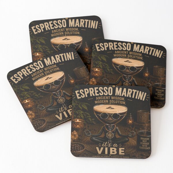 Item preview, Espresso Martini It’s A Vibe | Spiritual Coffee Cocktail Boho Art designed and sold by P’s Silly stuff.