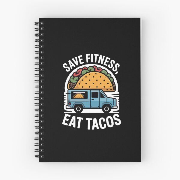 Item preview, THE TACO TRUCK COLLECTION. Save fitness, eat tacos. designed and sold by InkRebelia.