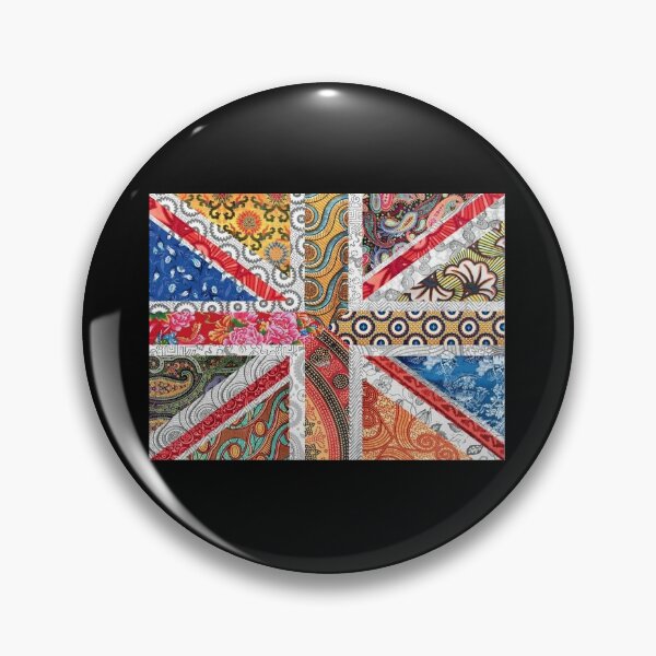 Item preview, colorful union jack with patterns designed and sold by vasybasy666.