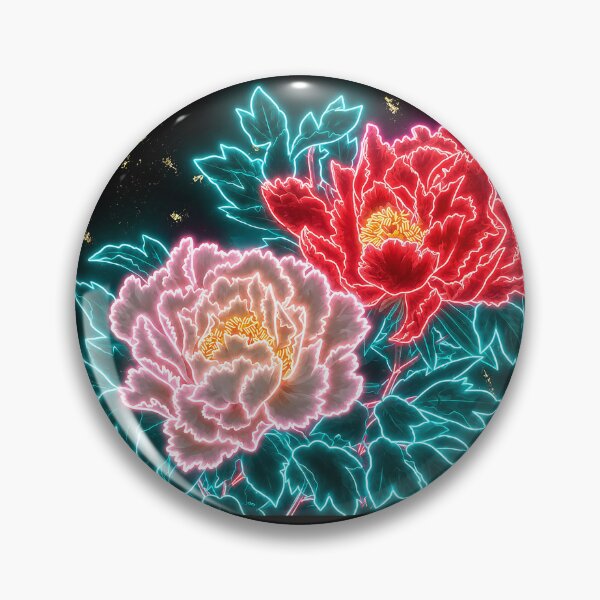 Item preview, Neon Botan Peonies of Japan designed and sold by TOKYOSTUDIO.