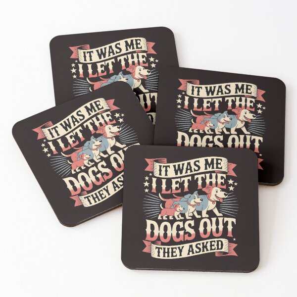 Item preview, It was Me I Let The Dogs Out They Asked Cute Dog Humor Design for Dog Walk Lovers designed and sold by Redgiant87x.